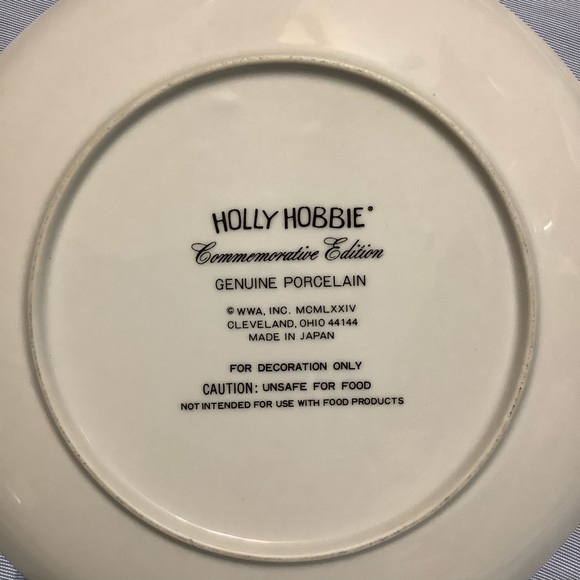 Holly Hobby Commemorative Edition Plate 1974 - Picture 8 of 8